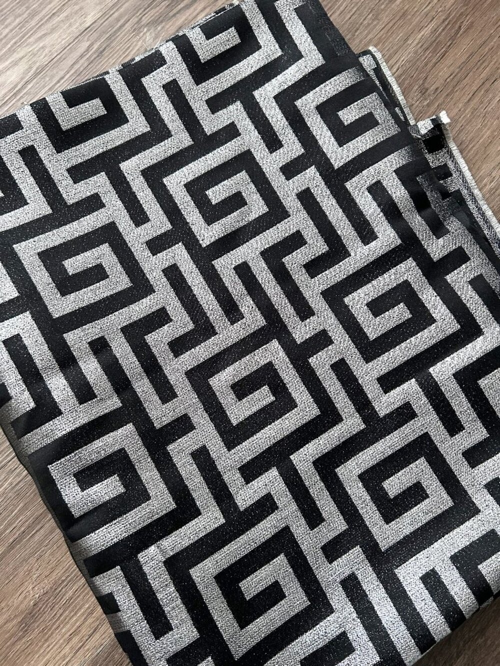 Geometric Brocade Woven Fabric
